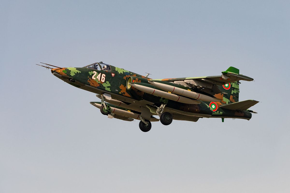La Bulgarie réalise le programme de modernisation de ses avions d’attaque au sol Su-25 © Bulgarian Air Force