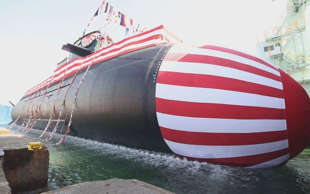 Le chantier naval Mitsubishi Heavy Industries de Kobe a effectué la mise à l’eau du sous-marin diesel-électrique Taigei