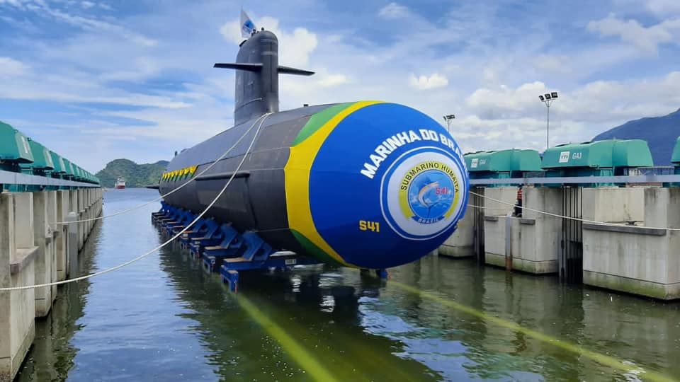 L’Humaita (S41), Scorpène brésilien, a été mis à l’eau le 11 décembre 2020
