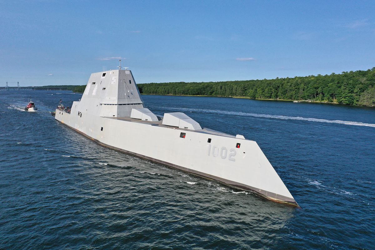 Le DDG 1002 USS Lyndon B. Johnson a débuté ses premiers essais en mer © GD Bath Iron Works