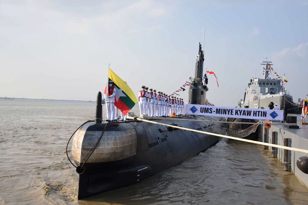 La Chine a remis à la force navale du Myanmar un sous-marin diesel-électrique du Projet 035B Droits réservés