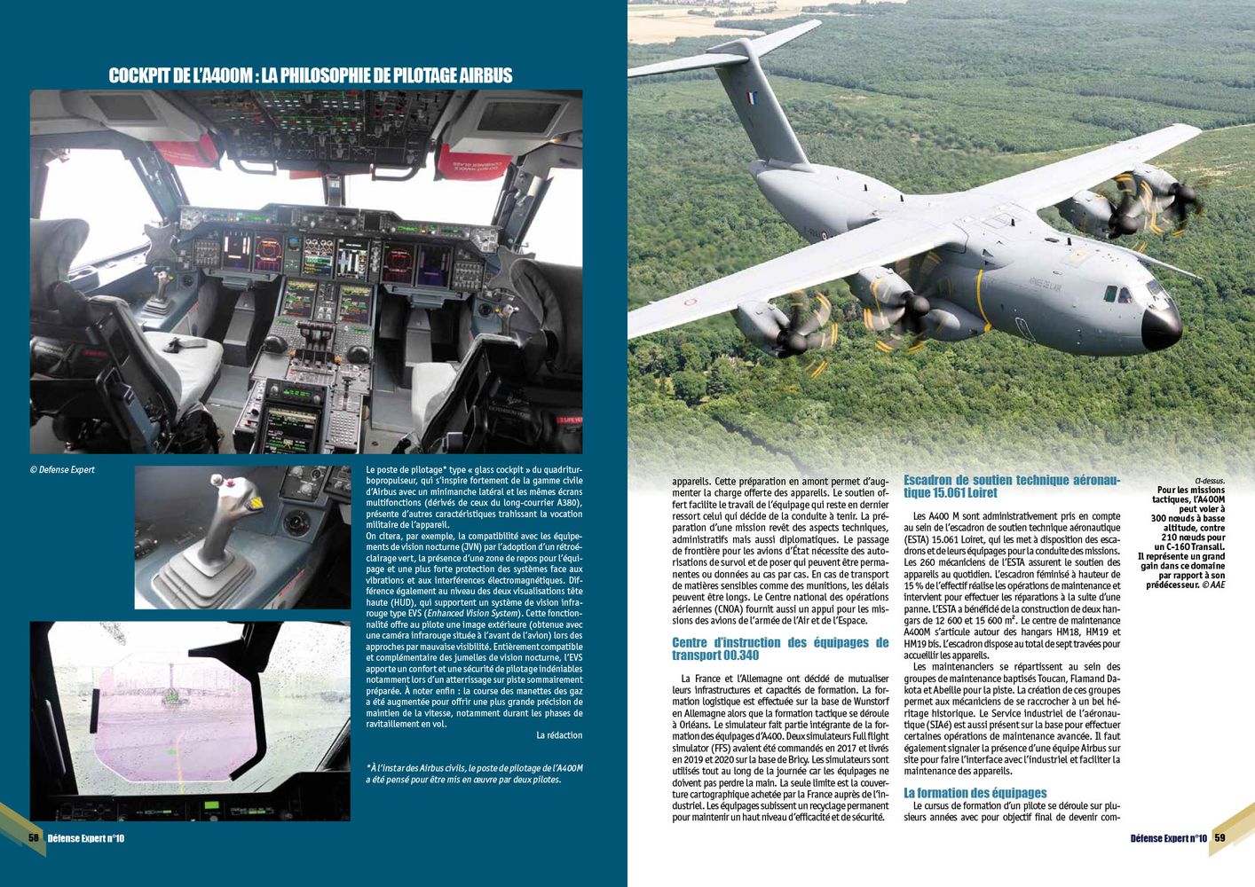 A400 M Atlas - L’escadron 4-61 Béarn reprend du service - page 58 & 59 DE n°10