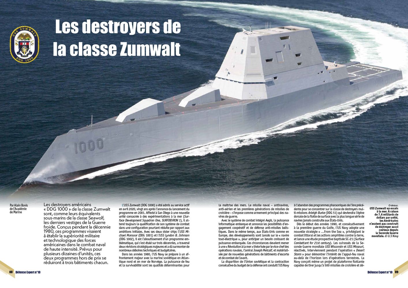 Les destroyers de la classe Zumwalt - page 88 & 89 DE n°10