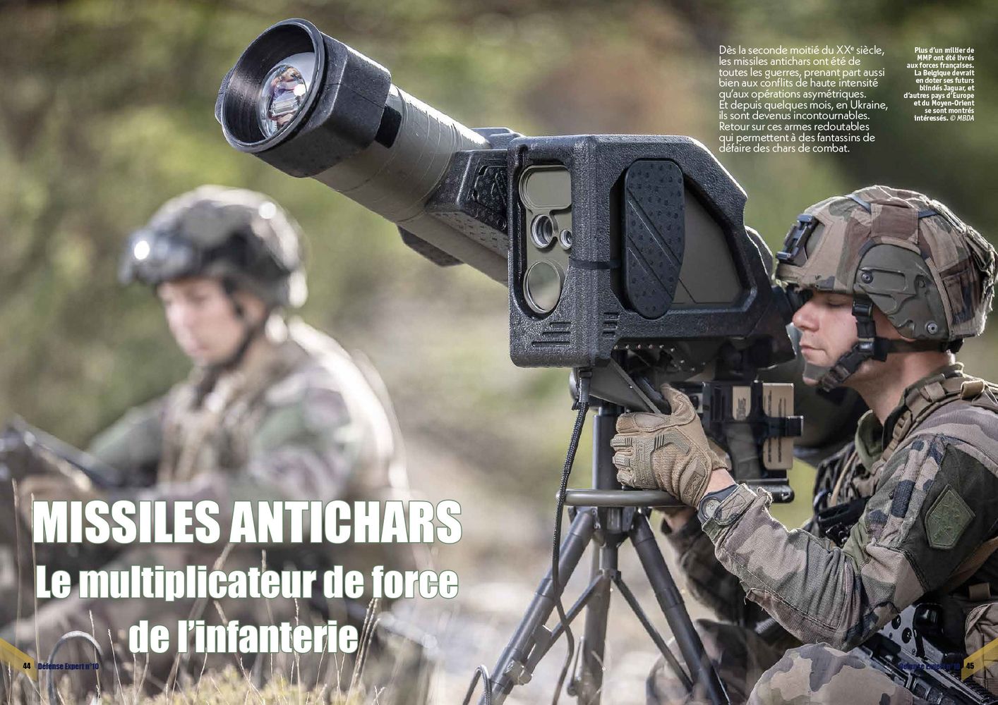 Missiles antichars, le multiplicateur de force de l’infanterie - page 44 & 45 DE n°10