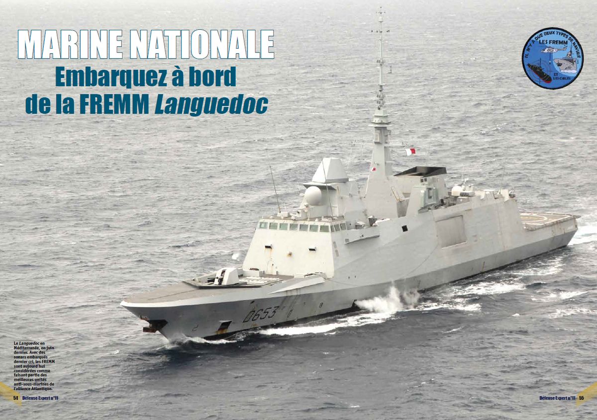 Marine Nationale la FREMM Languedoc - page 54 & 55 DE n°12