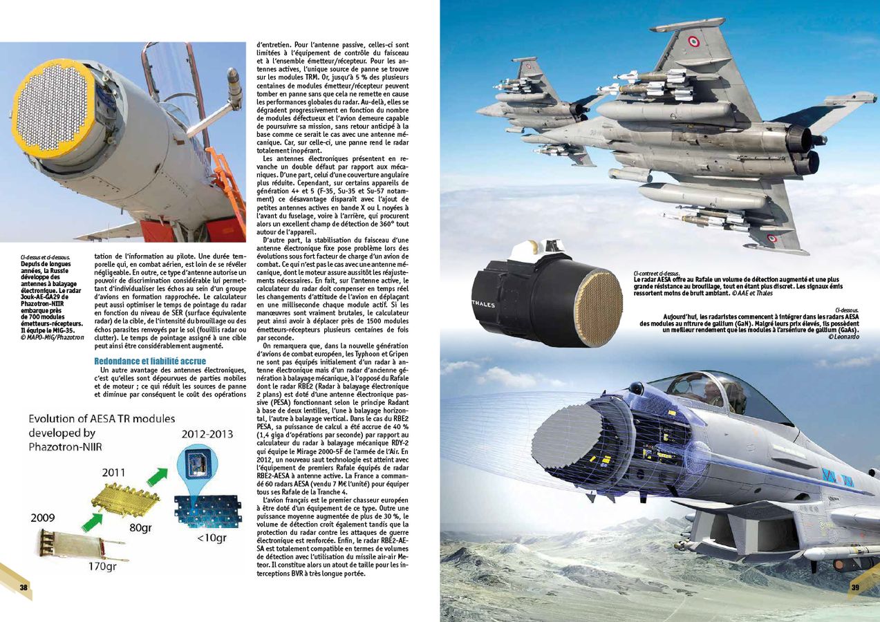 Pages 38 39 DEFENSE EXPERT Hors-série n°3 Les avions de combat