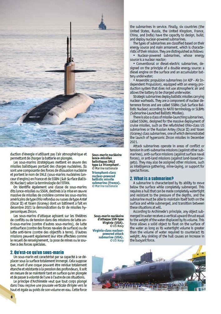 P 08 Hors Série 04 Defense expert, La technologie des sous-marins - Submarine technology
