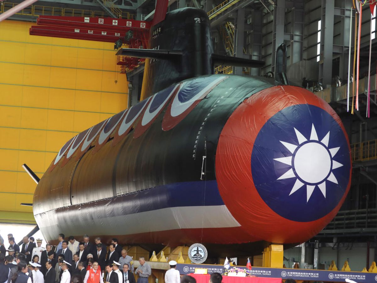 Le ministère de la Défense Taïwanais a dévoilé le premier sous-marin de conception nationale © Taïwan MoD