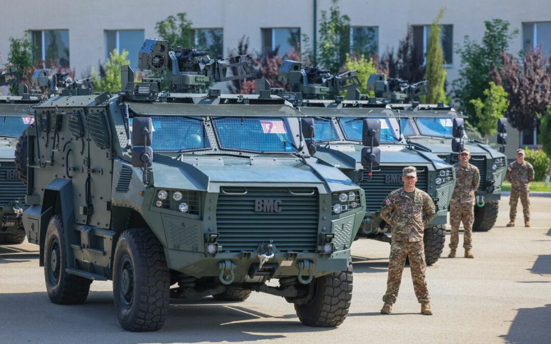 Les forces armées géorgiennes ont admis en service le véhicule blindé à roues 4×4 Vuran