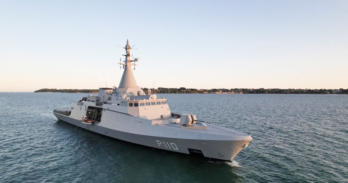 Naval Group a livré la deuxième corvette Gowind Al Emarat aux Émirats arabes unis © Naval Group