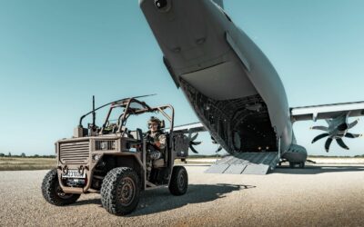 Exercice interarmées : 12 Fardier projetés par A400M vers Caylus