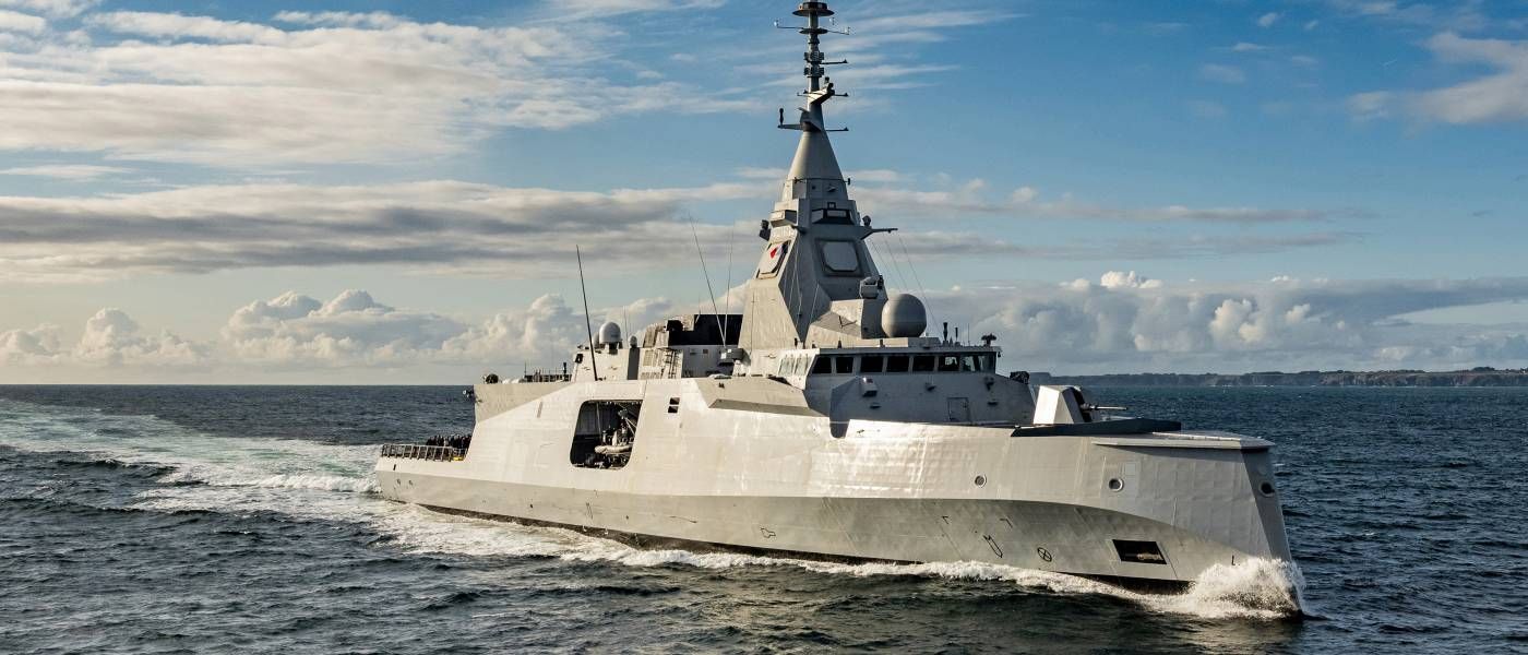 L'Amiral Ronarc’h a quitté le chantier naval de Naval Group à Lorient © Marine nationale