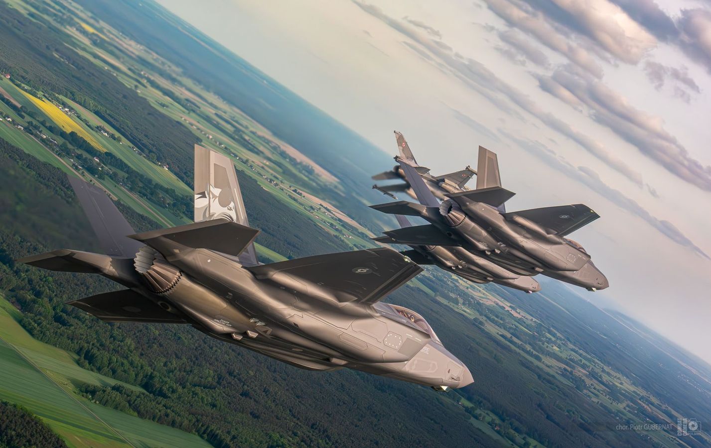 Avion de chasse F-35A « Husarz » de la force aérienne polonaise © Combat Camera Poland