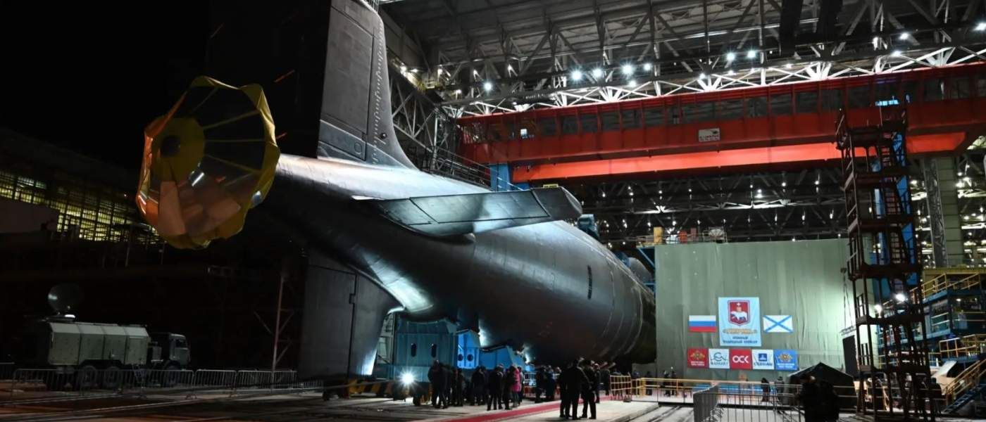 Sous-marin nucléaire d'attaque russe de classe Yasen-M © OSK Russian Navy